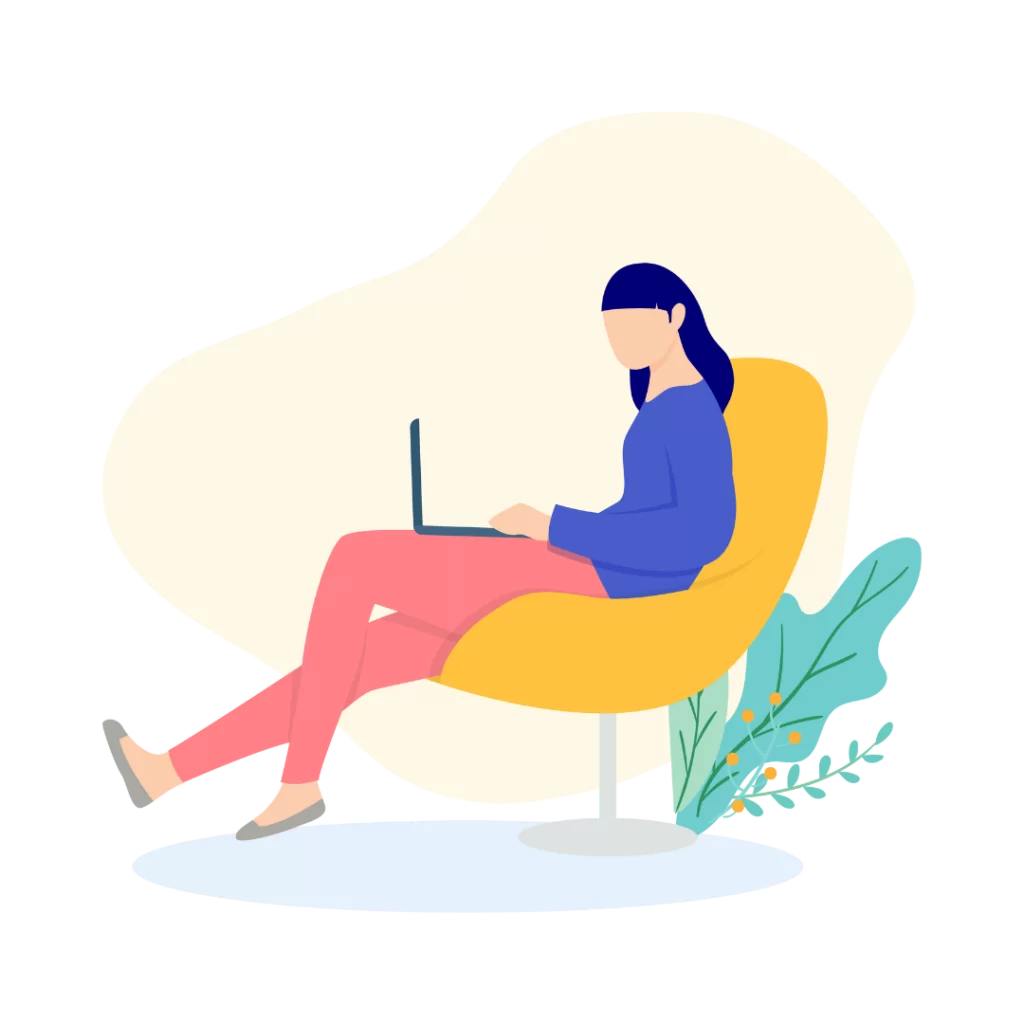 person is working